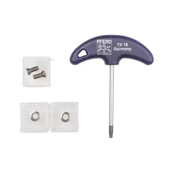 Picture of Pferd 2" Aluminumaster Servise Set - Torx Key, 2 Screws, 2 Inserts